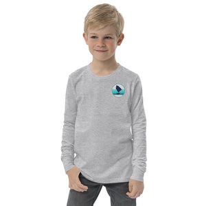 Boatbranding Athletic Heather / S Optimist Youth long sleeve tee (S/M/L) (100% Cotton) Sailing-Gift Regatta Yacht Sailing-Lifestyle Sailing-Apparel Nautical-Fashion Nautical-Gear