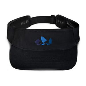 Boatbranding Black Optimist Visor Sailing-Gift Regatta Yacht Sailing-Lifestyle Sailing-Apparel Nautical-Fashion Nautical-Gear