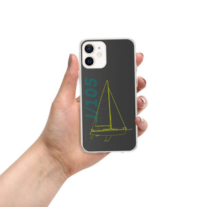 Boatbranding iPhone 12 mini iPhone Case J105 Sailing-Gift Regatta Yacht Sailing-Lifestyle Sailing-Apparel Nautical-Fashion Nautical-Gear