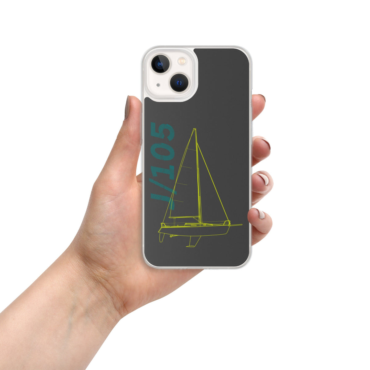 Boatbranding iPhone 13 iPhone Case J105 Sailing-Gift Regatta Yacht Sailing-Lifestyle Sailing-Apparel Nautical-Fashion Nautical-Gear