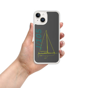 Boatbranding iPhone 14 iPhone Case J105 Sailing-Gift Regatta Yacht Sailing-Lifestyle Sailing-Apparel Nautical-Fashion Nautical-Gear