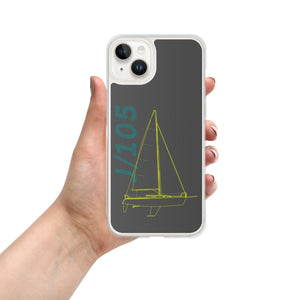 Boatbranding iPhone 14 Plus iPhone Case J105 Sailing-Gift Regatta Yacht Sailing-Lifestyle Sailing-Apparel Nautical-Fashion Nautical-Gear