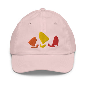 Boatbranding Light Pink Optmist Youth baseball cap Sailing-Gift Regatta Yacht Sailing-Lifestyle Sailing-Apparel Nautical-Fashion Nautical-Gear