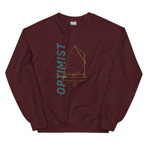 Boatbranding Maroon / S Optimist Unisex Sweatshirt Sailing-Gift Regatta Yacht Sailing-Lifestyle Sailing-Apparel Nautical-Fashion Nautical-Gear