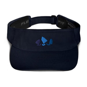 Boatbranding Navy Optimist Visor Sailing-Gift Regatta Yacht Sailing-Lifestyle Sailing-Apparel Nautical-Fashion Nautical-Gear