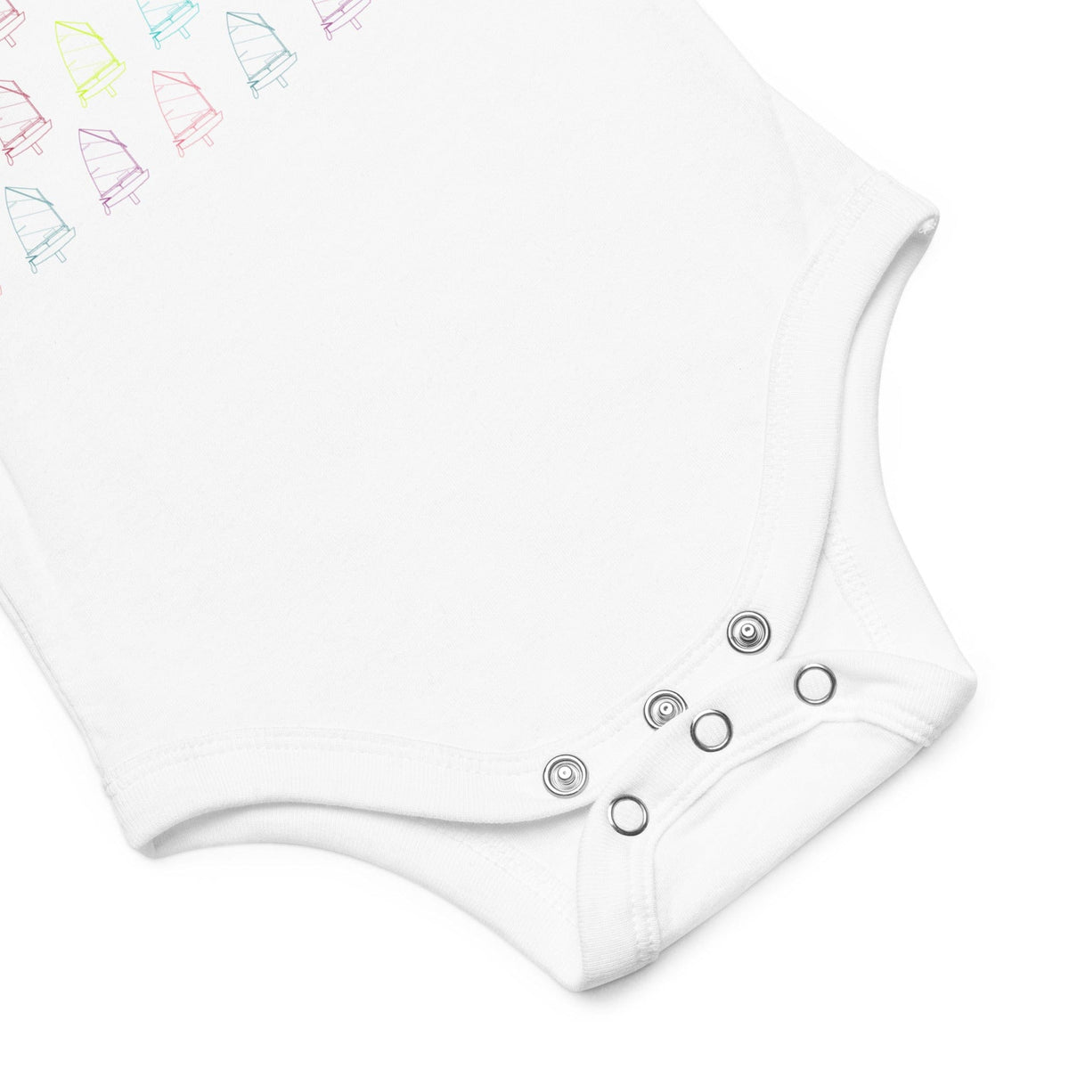 Boatbranding Optimist Baby short sleeve one piece (3M-24M) (100% Cotton) Sailing-Gift Regatta Yacht Sailing-Lifestyle Sailing-Apparel Nautical-Fashion Nautical-Gear