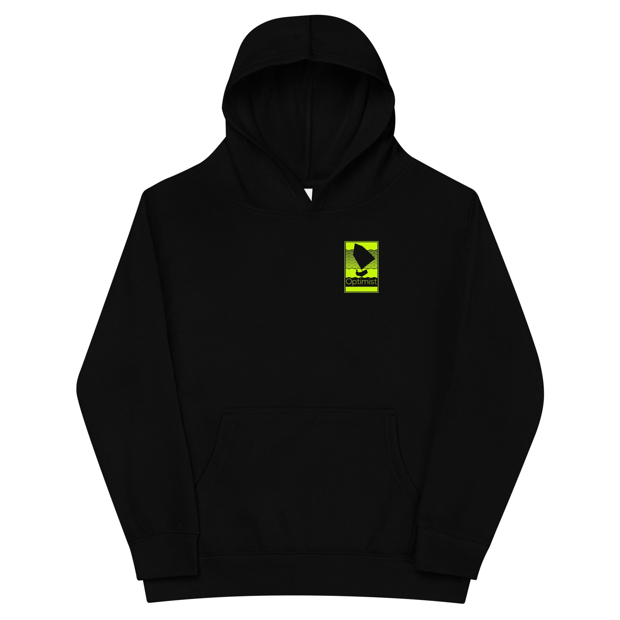 Boatbranding Black / S Optimist Kids fleece hoodie Unisex (S/M/L/XL) Sailing-Gift Regatta Yacht Sailing-Lifestyle Sailing-Apparel Nautical-Fashion Nautical-Gear