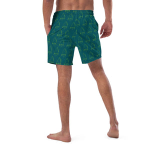 Boatbranding Optimist Men's swim trunks Sailing-Gift Regatta Yacht Sailing-Lifestyle Sailing-Apparel Nautical-Fashion Nautical-Gear