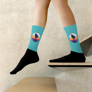 Boatbranding Optimist Socks Sailing-Gift Regatta Yacht Sailing-Lifestyle Sailing-Apparel Nautical-Fashion Nautical-Gear