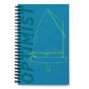 Boatbranding Optimist Spiral notebook Sailing-Gift Regatta Yacht Sailing-Lifestyle Sailing-Apparel Nautical-Fashion Nautical-Gear