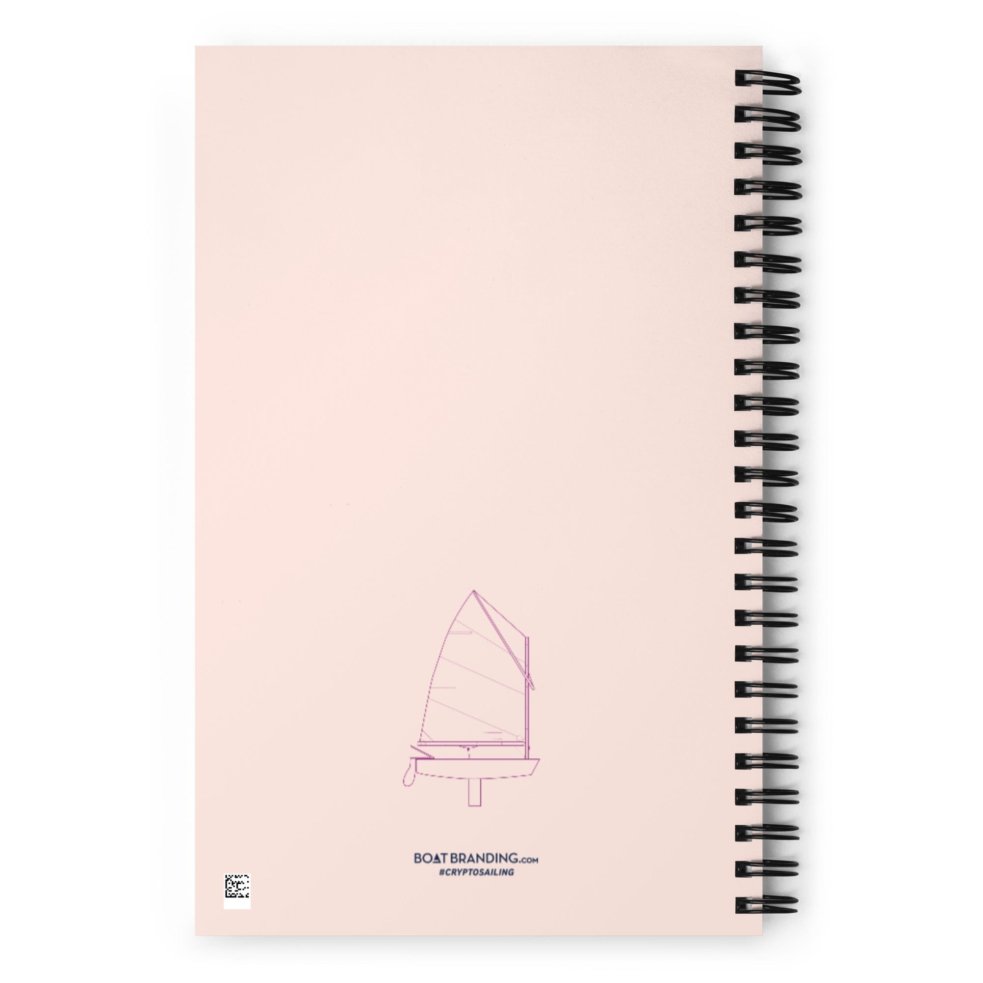 Boatbranding Optimist Spiral notebook Sailing-Gift Regatta Yacht Sailing-Lifestyle Sailing-Apparel Nautical-Fashion Nautical-Gear