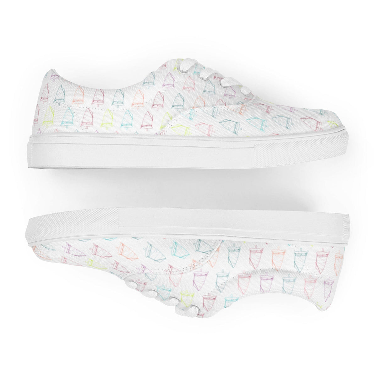 Boatbranding Optimist Women’s lace-up canvas shoes Sailing-Gift Regatta Yacht Sailing-Lifestyle Sailing-Apparel Nautical-Fashion Nautical-Gear