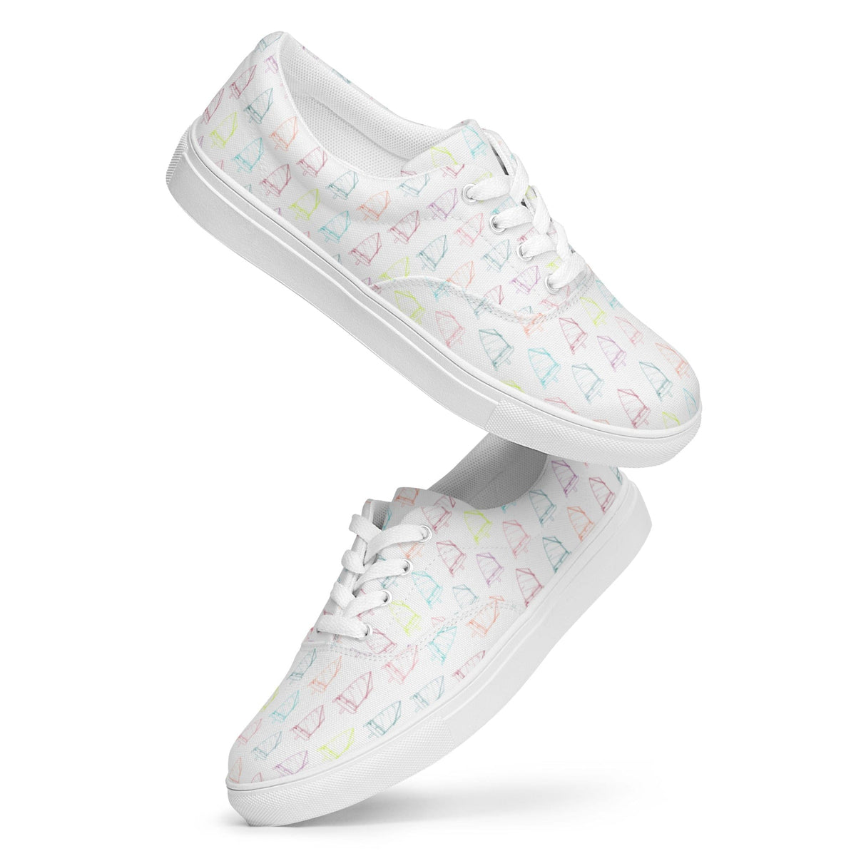 Boatbranding Optimist Women’s lace-up canvas shoes Sailing-Gift Regatta Yacht Sailing-Lifestyle Sailing-Apparel Nautical-Fashion Nautical-Gear