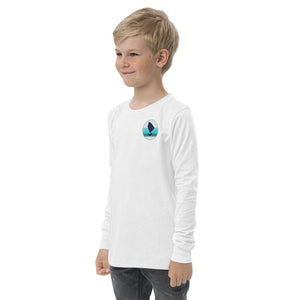 Boatbranding Optimist Youth long sleeve tee (S/M/L) (100% Cotton) Sailing-Gift Regatta Yacht Sailing-Lifestyle Sailing-Apparel Nautical-Fashion Nautical-Gear