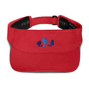 Boatbranding Red Optimist Visor Sailing-Gift Regatta Yacht Sailing-Lifestyle Sailing-Apparel Nautical-Fashion Nautical-Gear