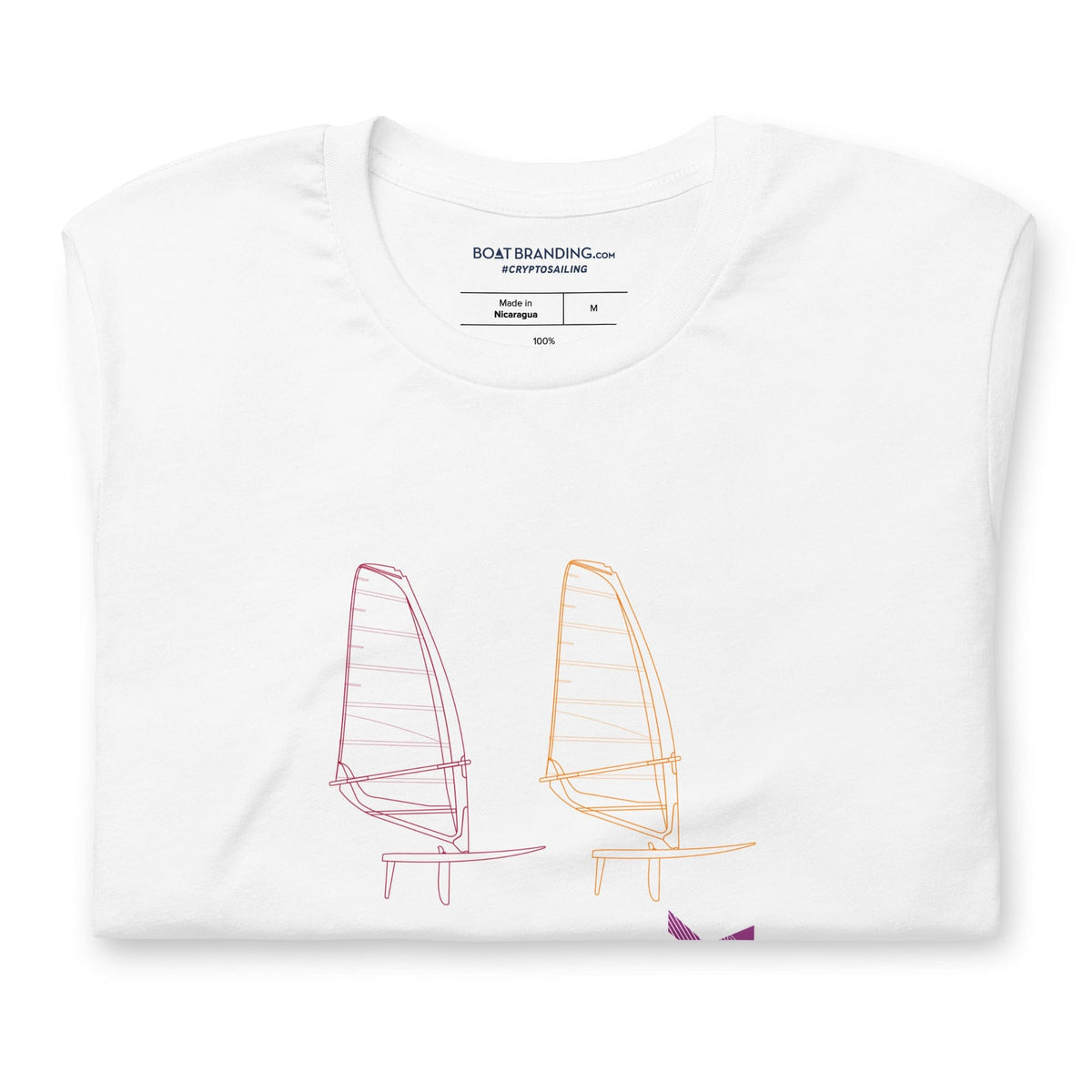 Boatbranding RS-X Unisex t-shirt Sailing-Gift Regatta Yacht Sailing-Lifestyle Sailing-Apparel Nautical-Fashion Nautical-Gear