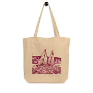 Boatbranding S40 Eco Tote Bag Sailing-Gift Regatta Yacht Sailing-Lifestyle Sailing-Apparel Nautical-Fashion Nautical-Gear