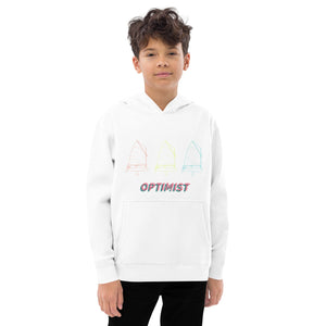 Boatbranding White / S Kids fleece hoodie Unisex (S/M/L/XL) Sailing-Gift Regatta Yacht Sailing-Lifestyle Sailing-Apparel Nautical-Fashion Nautical-Gear