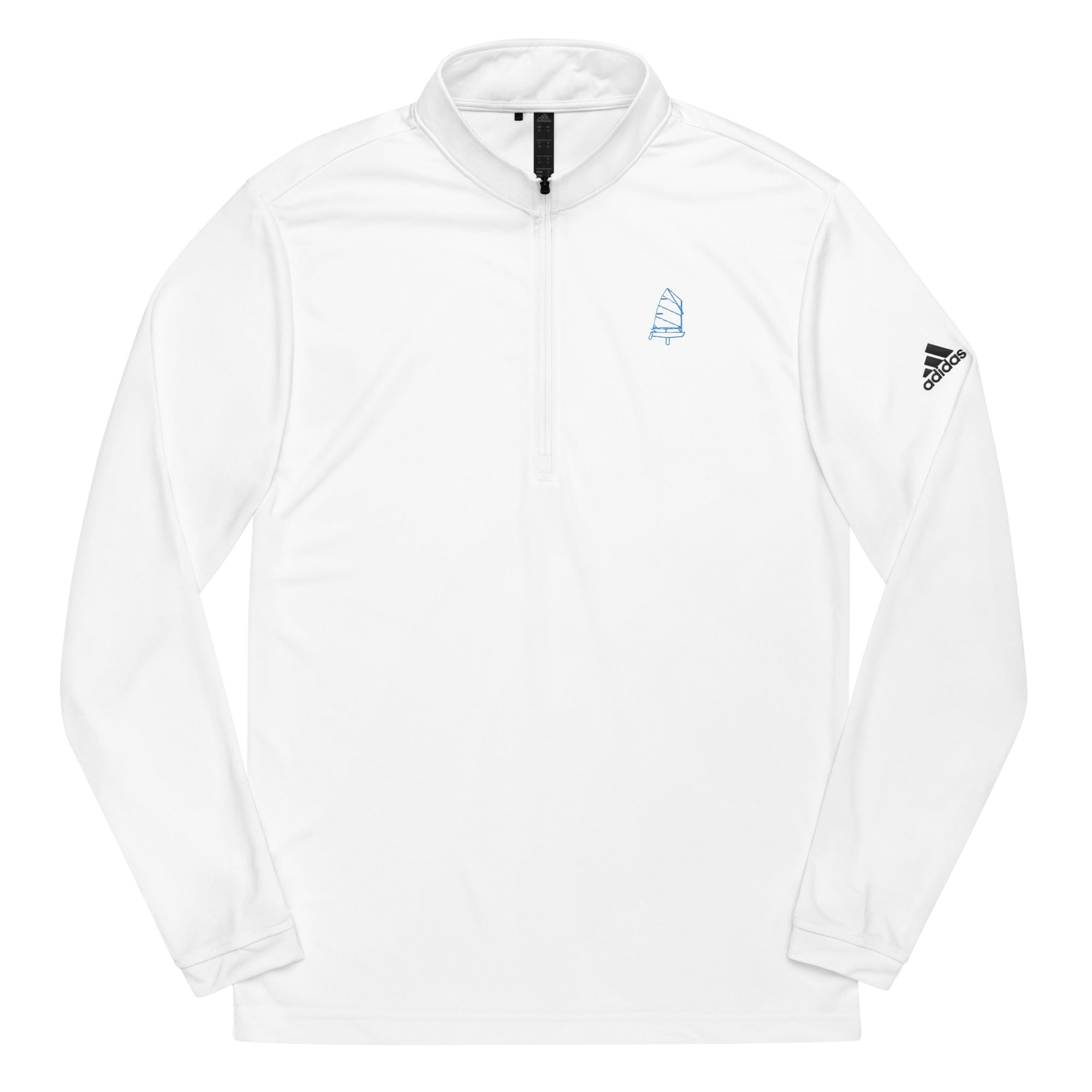 Boatbranding White / S Optimist Quarter zip pullover Sailing-Gift Regatta Yacht Sailing-Lifestyle Sailing-Apparel Nautical-Fashion Nautical-Gear