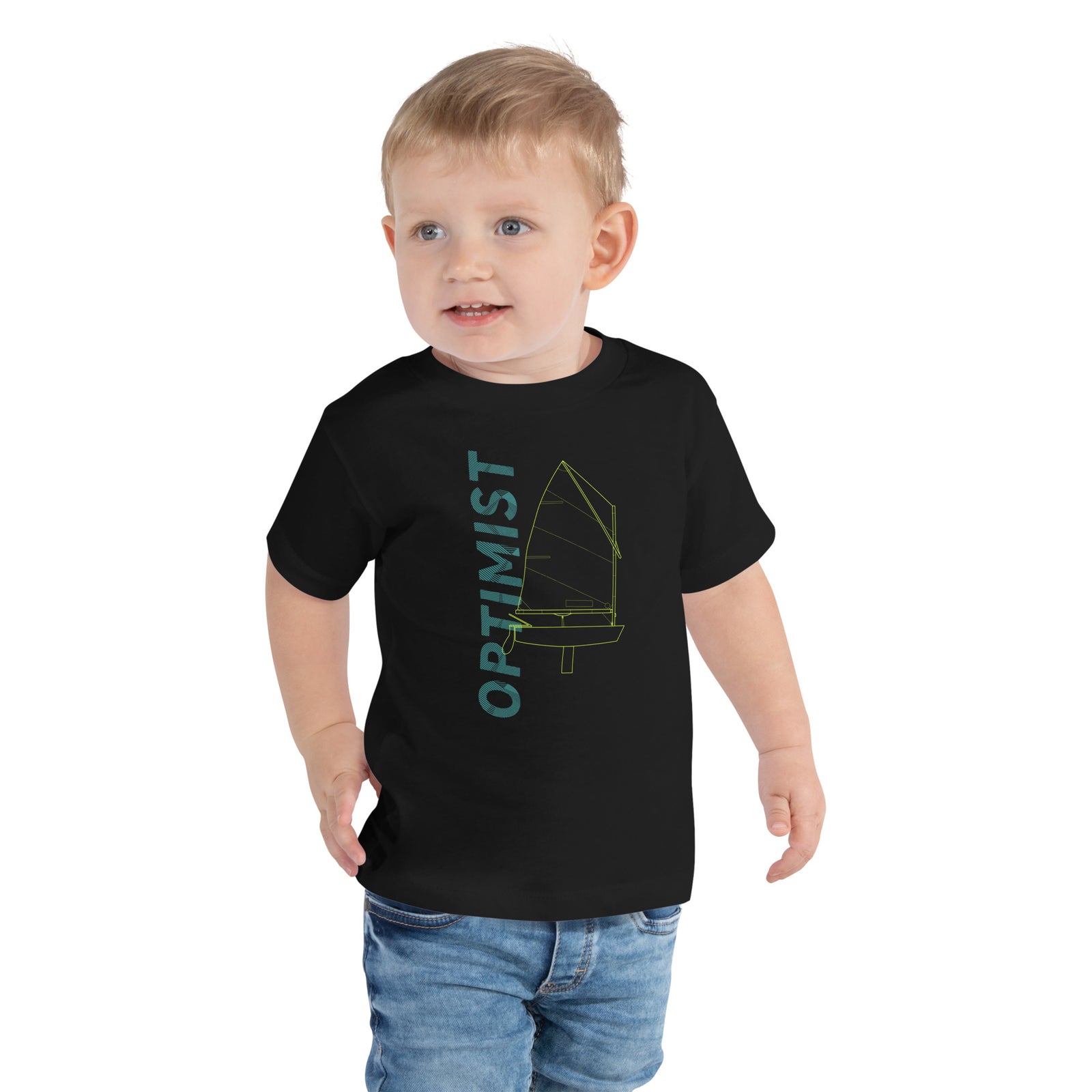 Optimist Toddler Short Sleeve Tee (2T-5T) (100% Cotton)